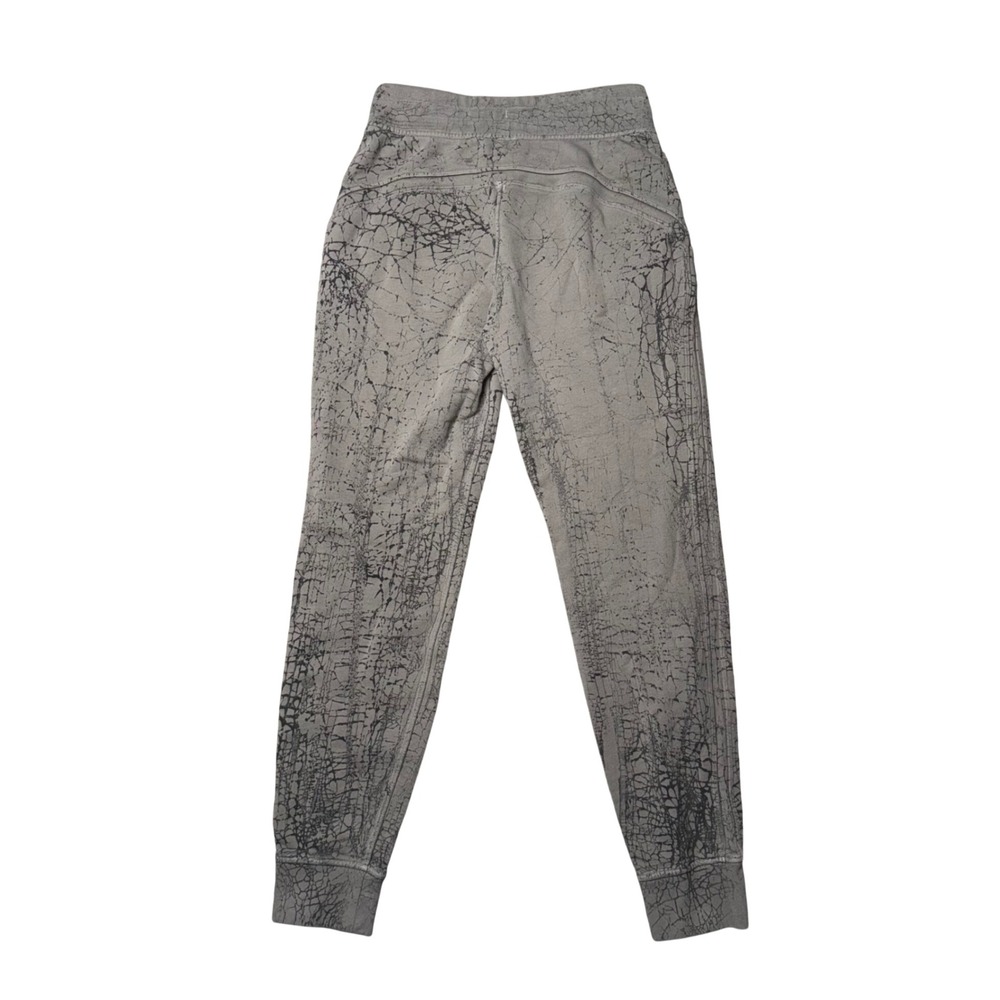 Lululemon Warm Down High-Rise Jogger Womens 4 Grey‎ Crackle Print Excellent - Picture 5 of 6